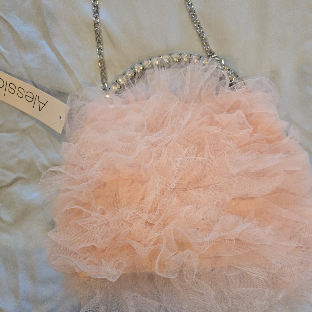Alessia Crystal Crossbody Satchel Purse Nwt - Picture 2 of 9